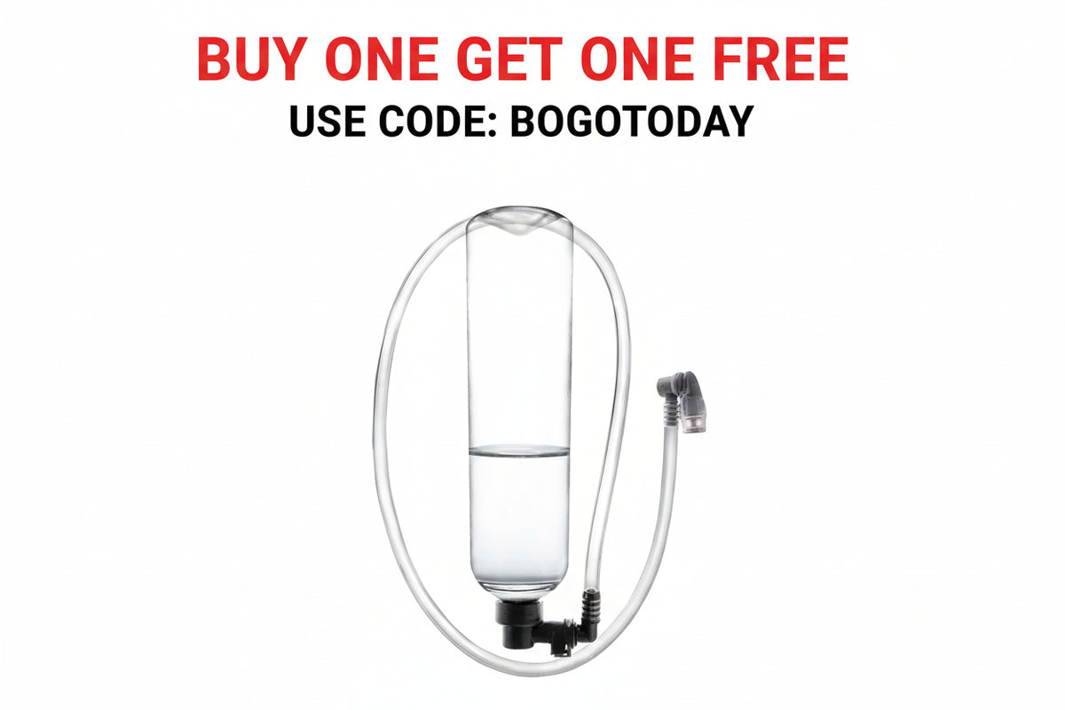 Buy 1 Get 1 FREE! Code BOGOTODAY. Ditch the bladder. Works with any pack. Free shipping.
