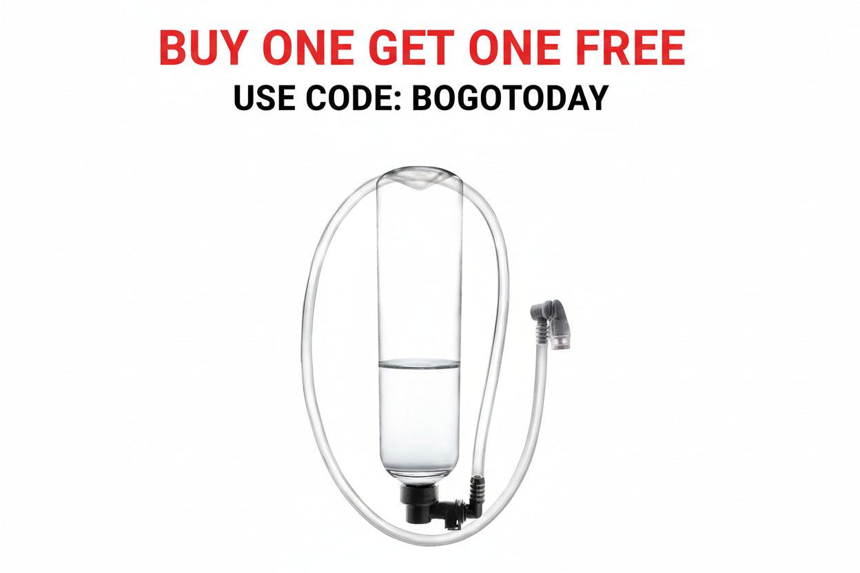 Buy 1 Get 1 FREE! Code BOGOTODAY. Ditch the bladder. Works with any pack. Free shipping.